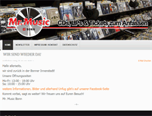 Tablet Screenshot of mrmusic.com